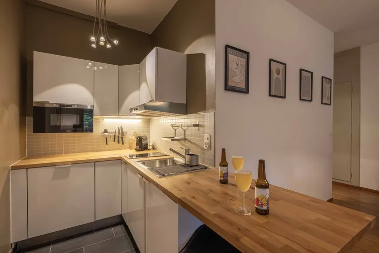Appartement meublé au coeur de la vieille ville, pièces donnant sur la cour Interior 3