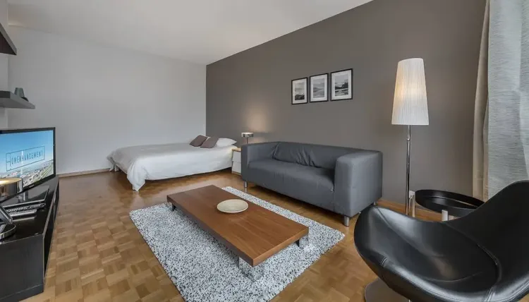 Perfect located studio apartment low-budget in Charmilles, Geneva Interior 1