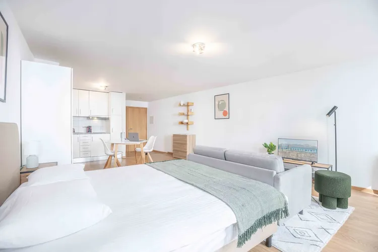 Studio meublé, situé en plein centre de Lausanne, idéal pour les étudiants. Interior 3