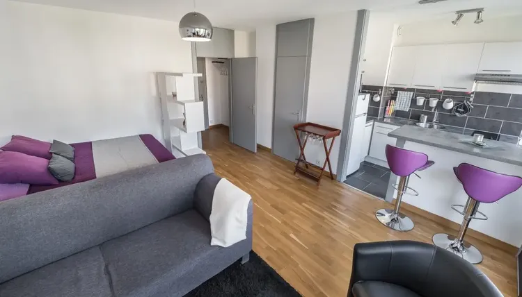 Furnished and Well Located Studio on the right bank of Geneva Interior 3