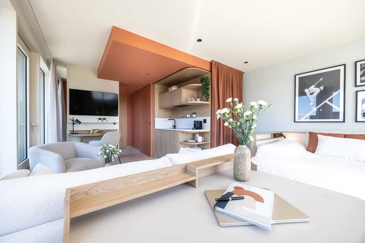 Fully Equipped Premium Studio with Balcony 27-45m² in Prilly - Tilia Tower Interior 3