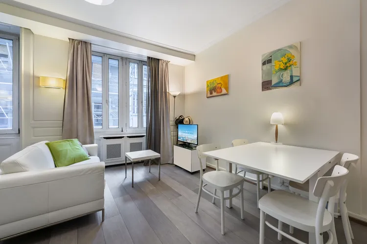 Bright studio apartment in Vieille-Ville, Geneva Interior 1