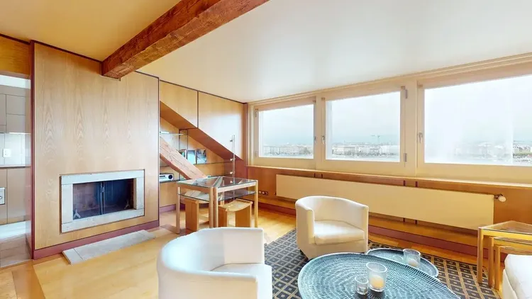 Genève – Quai Gustave-Ador : appartement vue lac, Jet d’eau & Jura Interior 3