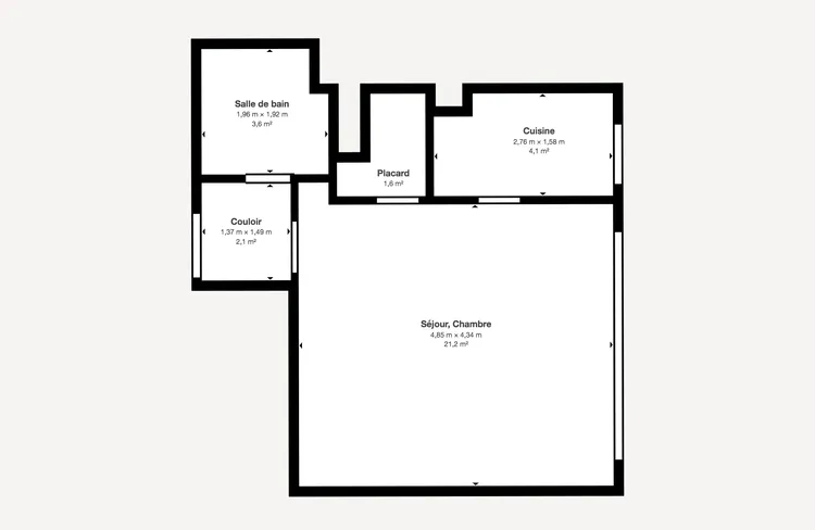 Elegant studio apartment in Charmilles, Geneva Interior 4