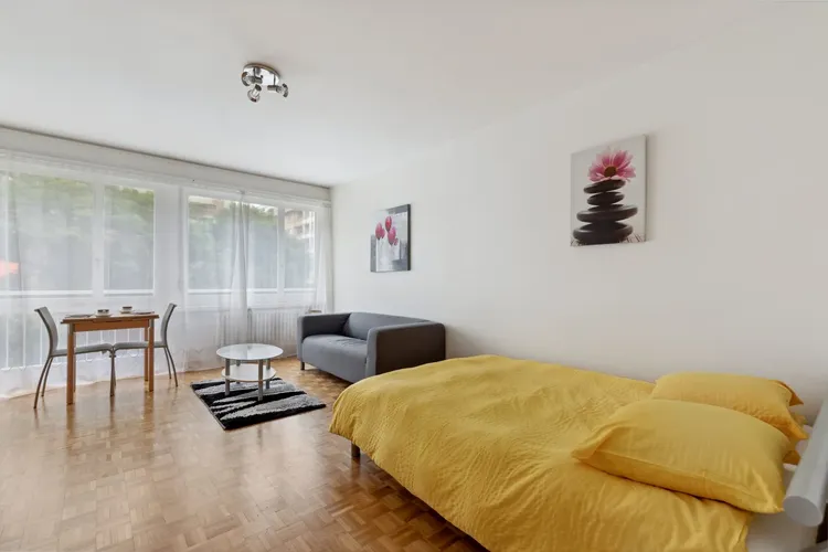 Bright studio apartment in Champel, Geneva