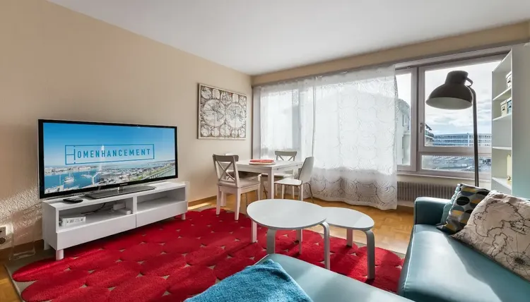 Well design one room apartment in Charmilles, Geneva Interior 1
