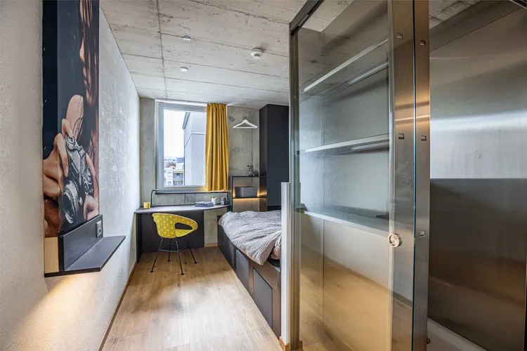 Student room in co-living