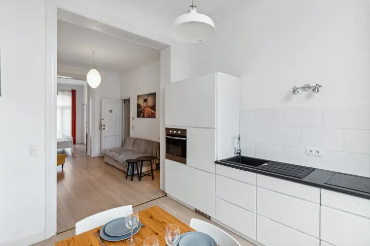 Appartement stylé d'une chambre à coucher à Etterbeek, Bruxelles Interior 4