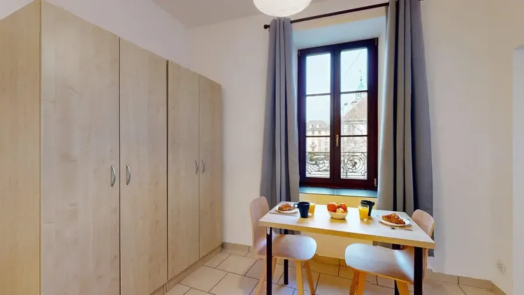 Furnished Studio with Separate Sleeping Area in Vevey City Centre Interior 1