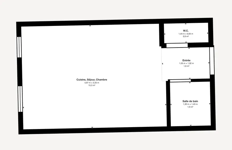  Furnished studio located in the heart of Lausanne, ideal for students. Interior 4