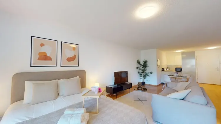 Modern Studio with Balcony in Zurich Kreis 5 – Neugasse 83