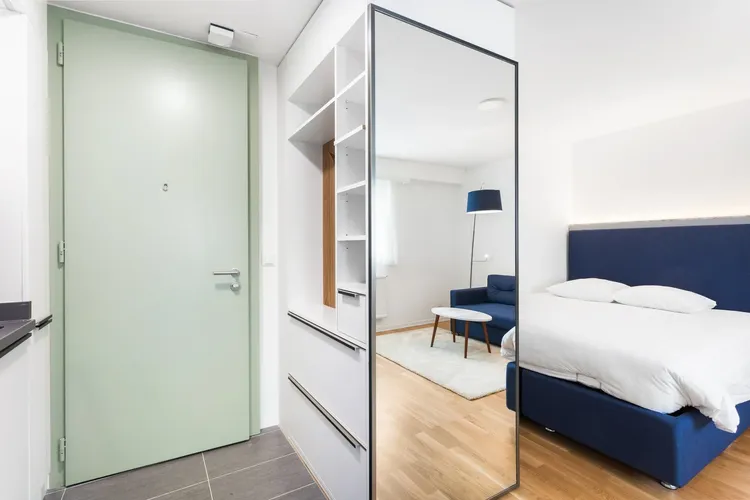 Appartement meublé avec services Lausanne CHUV EHL studio Interior 2