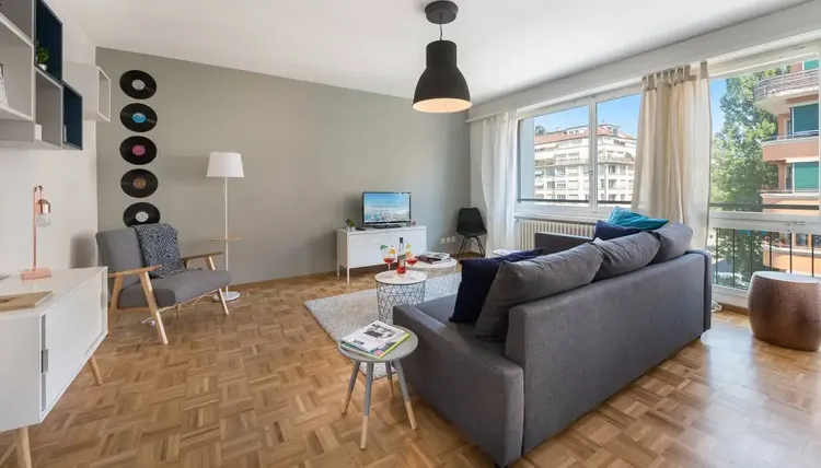 Élégant appartement d'une chambre à Champel, Genève