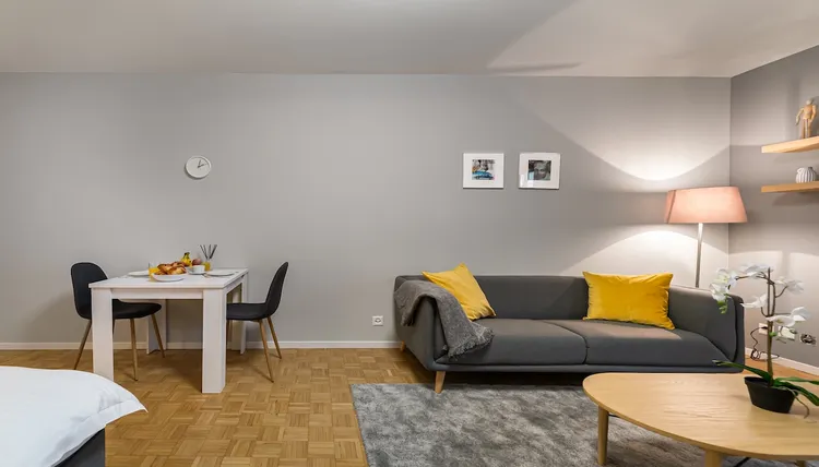 Comfortable 1-room apartment in Nations, Geneva Interior 1