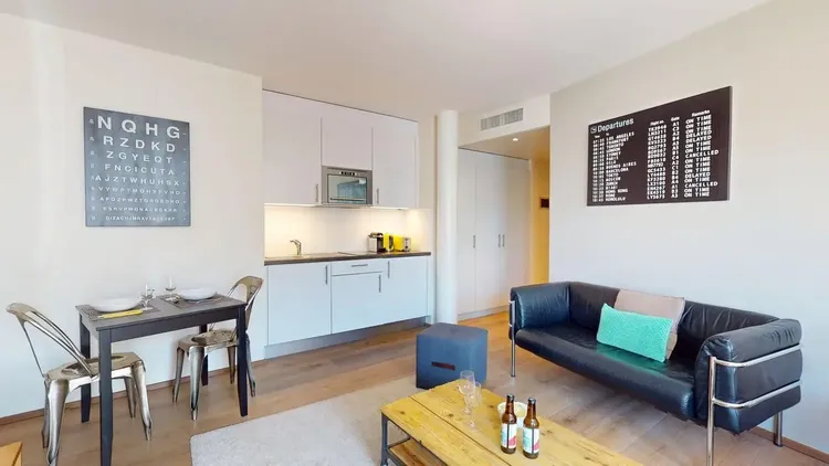 Nice design studio apartment in Plainpalais, Geneva Interior 1