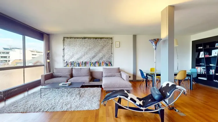 Artist double room apartment luxury in Eaux-Vives, Geneva