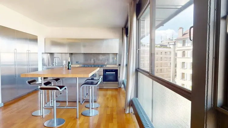 Artist double room apartment luxury in Eaux-Vives, Geneva Interior 1