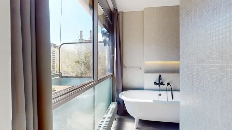 Artist double room apartment luxury in Eaux-Vives, Geneva Interior 2