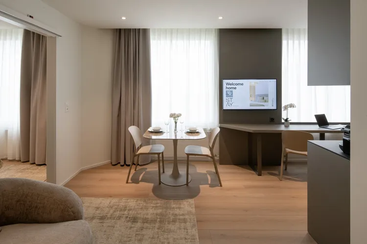 Stylish 37m² One-Bedroom Apartment Interior 3