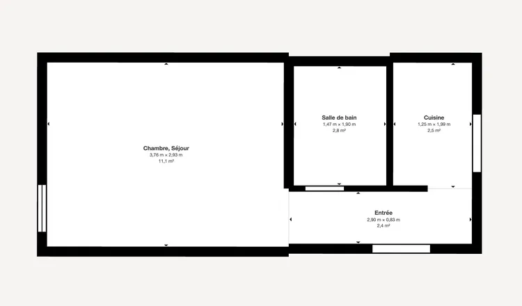  Furnished studio located in the heart of Lausanne, ideal for students. Interior 4