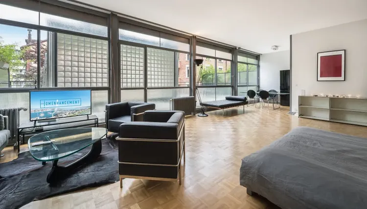 Modern studio apartment luxury in Eaux-Vives, Geneva