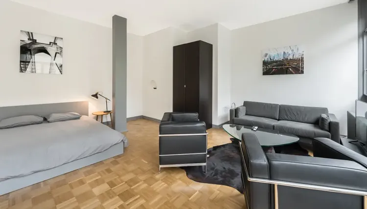 Modern studio apartment luxury in Eaux-Vives, Geneva Interior 1