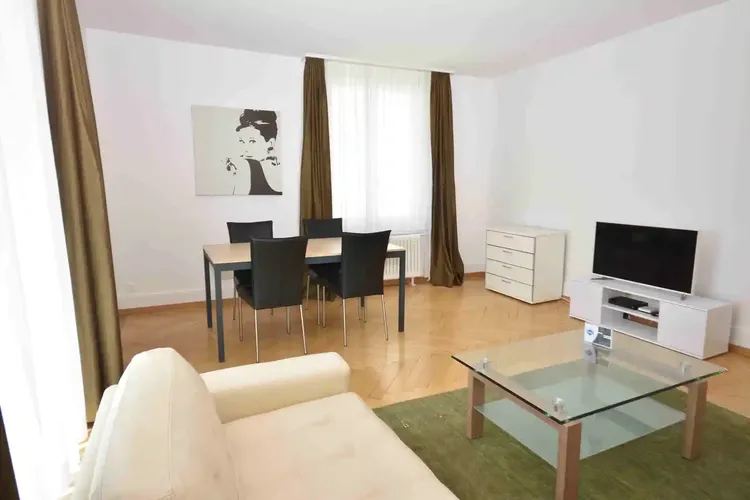 Nice two bedrooms apartment close to Wollishofen train station.